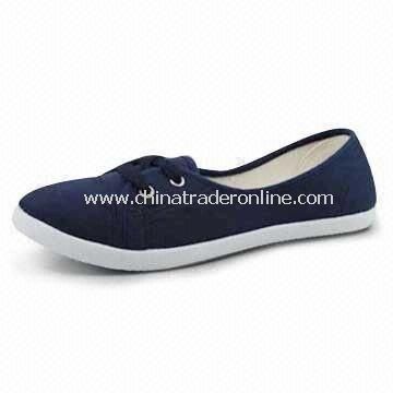 Womens Canvas Shoes, Made of EVA, Light-footed, Soft and Comfortable, Suitable for Casual Wear from China