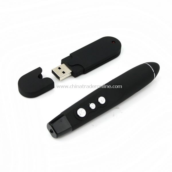 USB Wireless RF Remote Control Laser Pointer Presenter