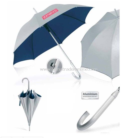 UV Anti Auto Aluminum Umbrella with Logo Printed