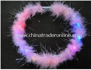 Flashing Feather Necklace, LED Necklace from China