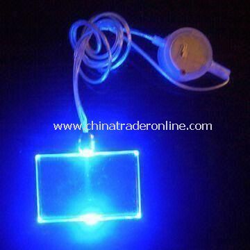 Novelty Light in Eye-catching Flashing Necklace, with 1pc LED from China