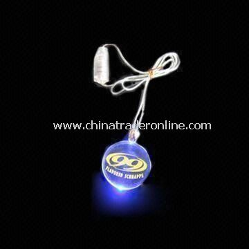 Novelty Light with One Piece LED Flashing Necklace, Perfect for Promotional Gifts