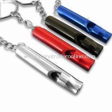 Flash Whistle with Unique Design, Customized Logos are Welcome, Available in Various Colors from China