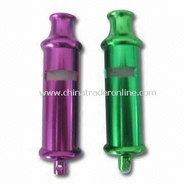 Flash Whistle with Various Colors, Suitable for Promotions, Customized Logos are Welcome
