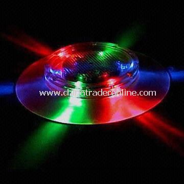 Flashing coaster for birthday parties, dancing halls and nightclubs from China