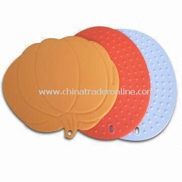 Silicone Cup Mat, OEM/ODM Orders are Welcome, Available in Various Pantone Card Colors from China