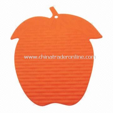 Silicone Cup Mat/Silicone Rubber Coaster, Customized Sizes Welcomed from China