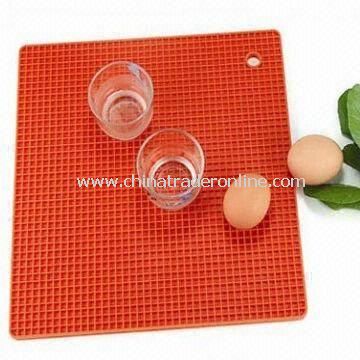 Silicone Cup Mat with Good Flexibility and Toughness, Heat-resistant