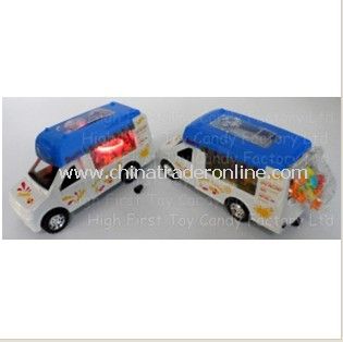 Flash Coffee Bus Toy Candy from China