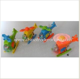 Flash Helicopter Toy Candy from China