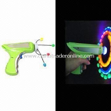 Flash Rainbow Toy Gun, Made of Plastic, Suitable for Childrens Outdoor Party from China