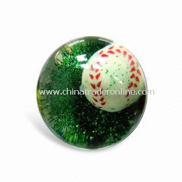 High-bounce Glitter Water Ball, Made of 45/55/65/85/103mm, Complies to European Standard from China