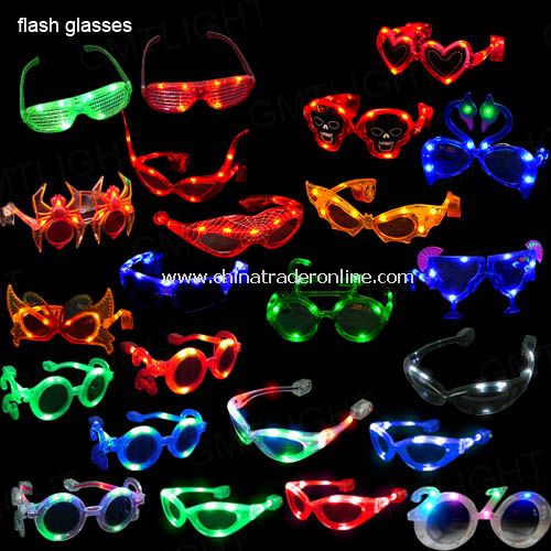 LED Flash Glasses from China