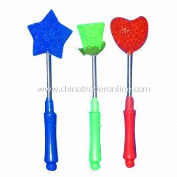 Plum/Star/Rose/Heart Flashing Shake Sticks, Four Styles Mixed, Suitable for Parties, Hot Selling