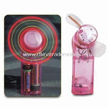 Flash Mini/LED/Flashing/Light Up/Toy/Gift/Electronic/Portable Fan, Made of ABS