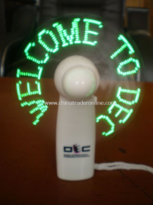 LED Flashing Fan from China