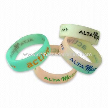 Colorful Finger Rings, Elastic, Durable, Anti-aging, Made of Silicone from China