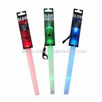 Glow Sticks, Available in Various Colors, Includes Flasher, Laser and Whistle