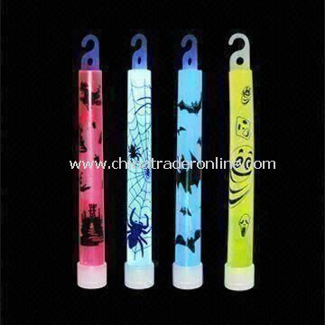 Halloween Glow Stick, Measuring 15 x 150mm, with 8 to 10hrs Lighting Time from China