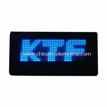 LED Name Badge, Can Display Varied Language and Symbol, Easily Edit and Operating