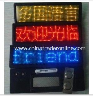 LED Name Badge from China