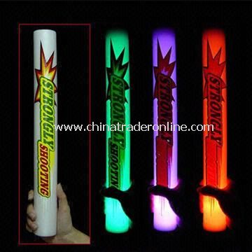 Light-up LED Flashing Foam/Glow Sticks, Made of EPE Material, 45mm Diameter, 40cm Length