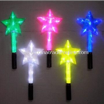 Hot LED Light Concert Flashing Sticks, Working with 3 Pieces AAA Batteries from China