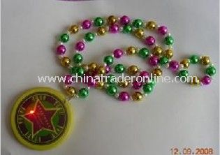 LED Pendant Bead Necklace