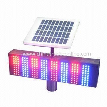 Solar Red/Blue Flashing Light in 8 Sets of Light from China