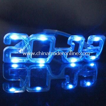 2013 Flashing Light Up LED Sunglasses, OEM/ODM Orders Warmly Welcomed from China