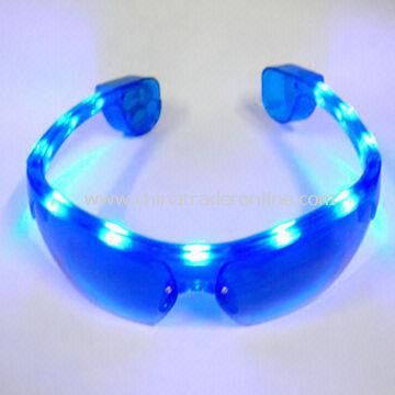 LED Flashing Sunglasses with Various Colors Available from China