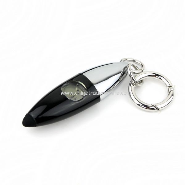 2-in-1 LCD Display Static Electricity Release Discharger+ Stylus Pen w/Keychain Chain
