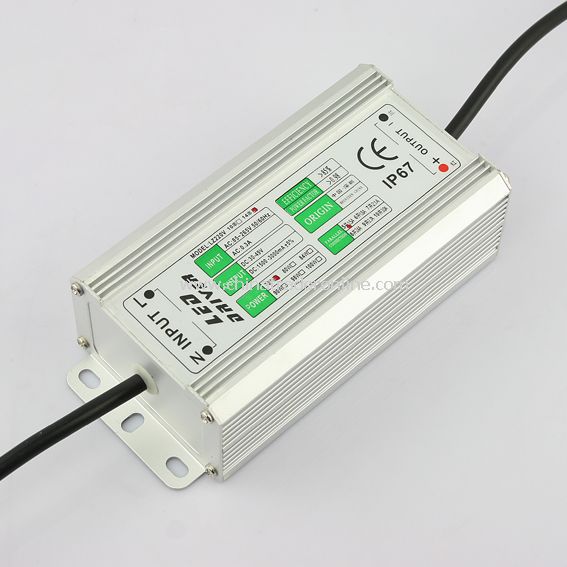 70W (10*1W x 7) LED Driver Power Supply Waterproof IP67 30-49V