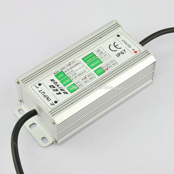 80W (10*1W x 8) LED Driver Power Supply Waterproof IP67 30-49V