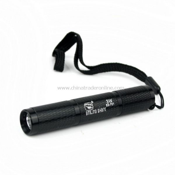 Mini LED Outdoor Torch Flashlight Pocket Lamp w/ Strap