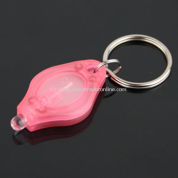 Thumb Press LED Flashlight Keychain Mini Torch from China