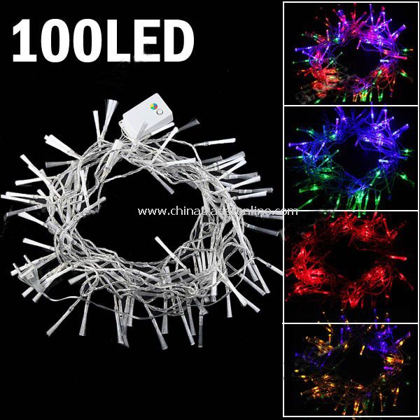 8-mode 100-LED String Lamp Light 10m for Christmas Halloween Multi-color from China