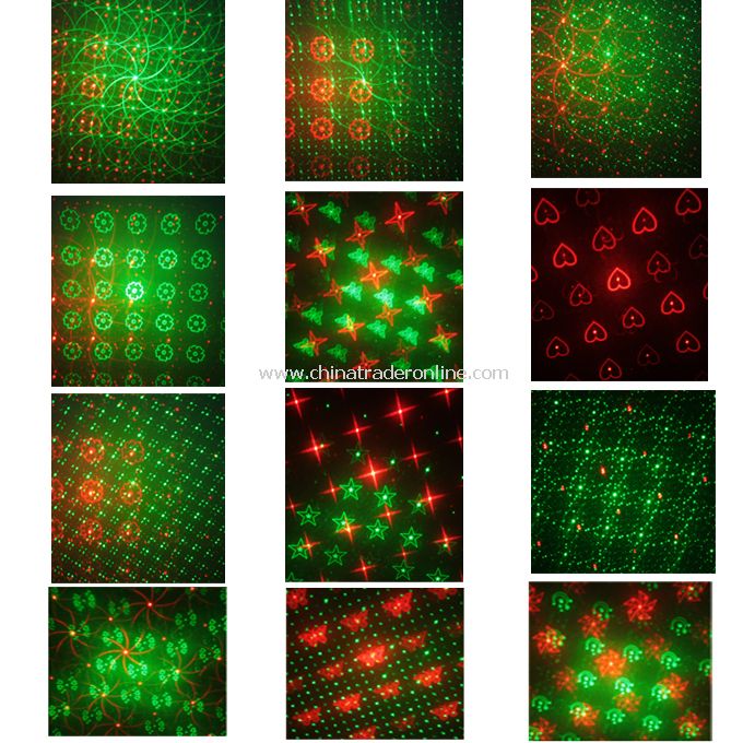 Mini Laser Stage lighting R&G Laser different Pattern for Party Bar Stage Black from China