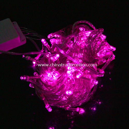 New Christmas Tree Wedding Party Pink LED Light 10m w/ End Plug 110V from China