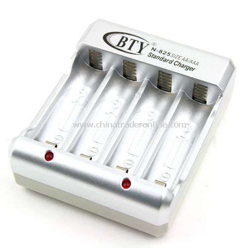New Standard Charger for 4 x AA/AAA Ni-MH/Ni-Cd Battery from China