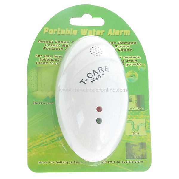 Professional Water Alarm for Sump Pump Floods Leaks Safety (White) from China