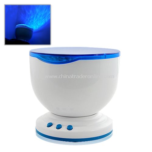 Ocean Sea Wave LED Projector MP3 Speaker USB Lamp