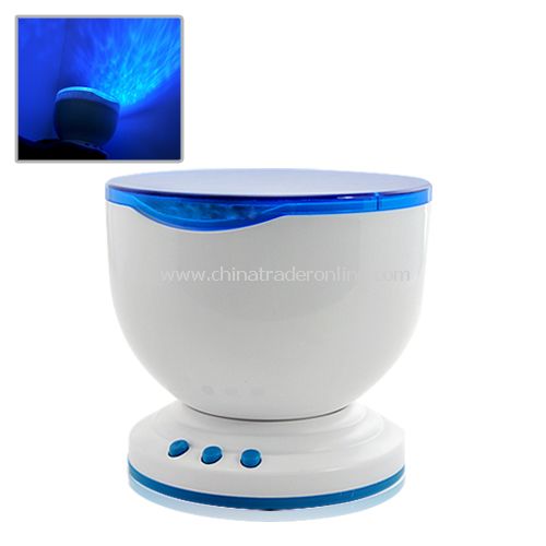 Ocean Sea Wave LED Projector MP3 Speaker USB Lamp from China