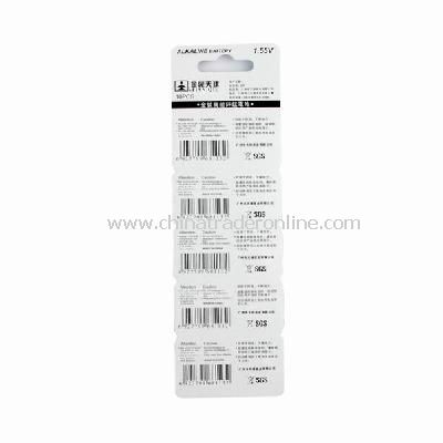 10pcs AG13 LR44 A76 Alkaline Cell Button Battery 1.5V from China