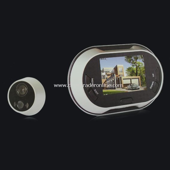 3.5 LCD Screen Digital Door Peephole Viewer Wide Angle from China