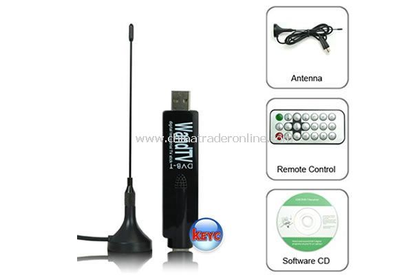 Mini USB DVB-T Digital TV Stick Tuner Receiver Recorder with Remote Control from China