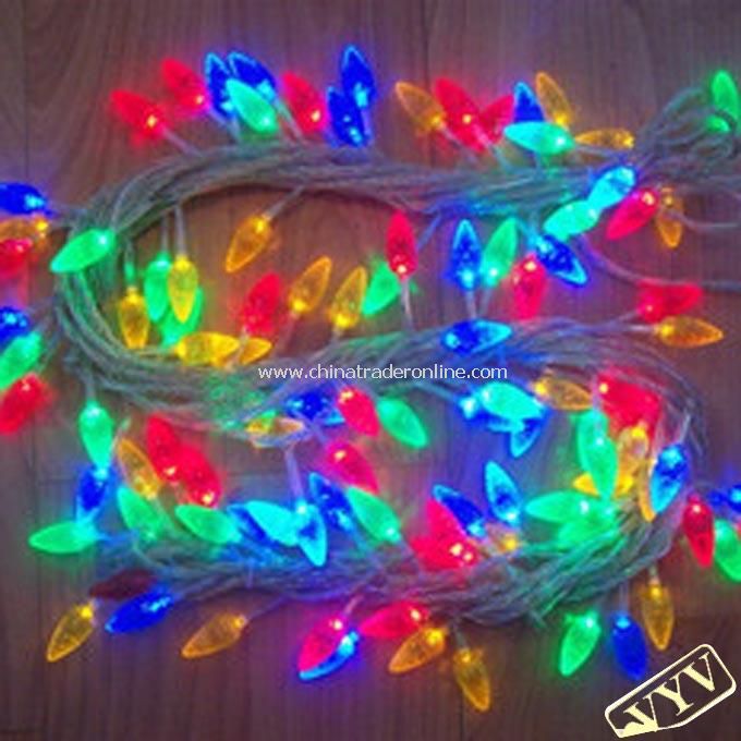 10M 80 LED Maize Shape Strip Lights for Christmas Holiday Decoration from China