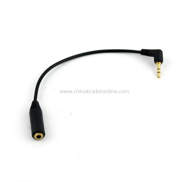 2.5mm to 3.5mm M/F Audio Headset Converter Cable Cord
