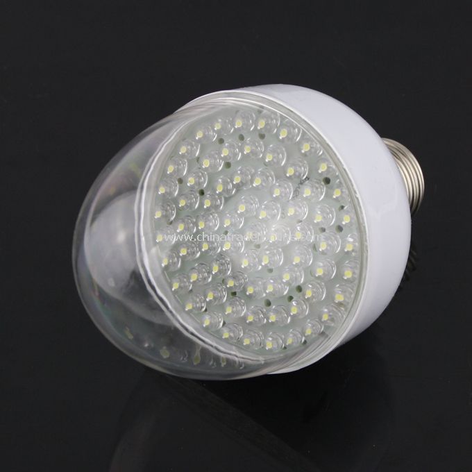 3.5W E27 Bright 70-LED Energy Saving LED Light Bulb Lamp Pure White from China