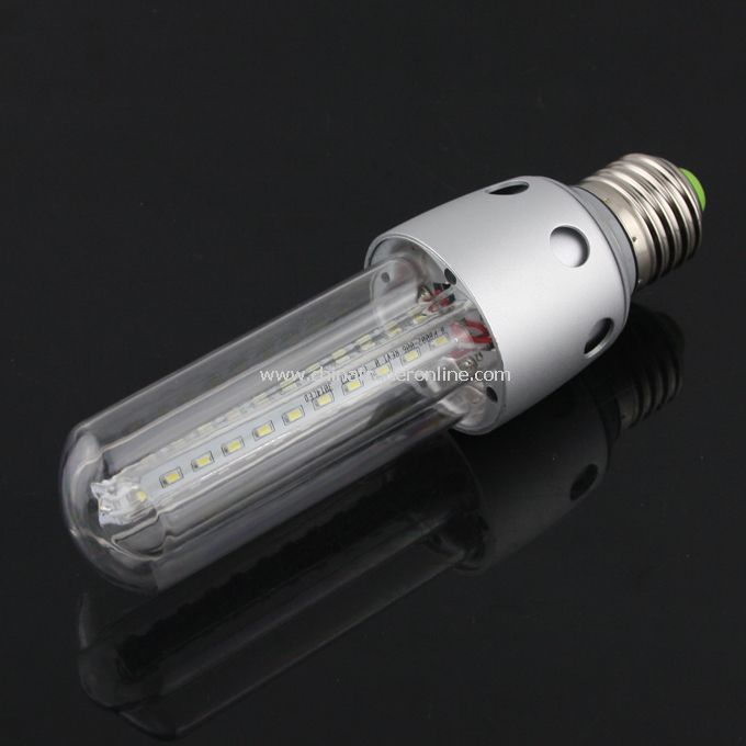 8W E27 LED Super Energy Saving Light Bulb Lamp Pure White 85-265V from China
